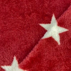 Stars Dark Red - Fleece
