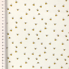 Mini Bee / off white - Trikåtyg