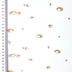 Mini Hedgehog / Brick - Jersey fabric