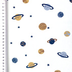 Mini Astro World  / Dark Blue - Trikåtyg