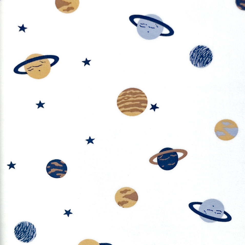 Mini Astro World  / Dark Blue - Trikåtyg