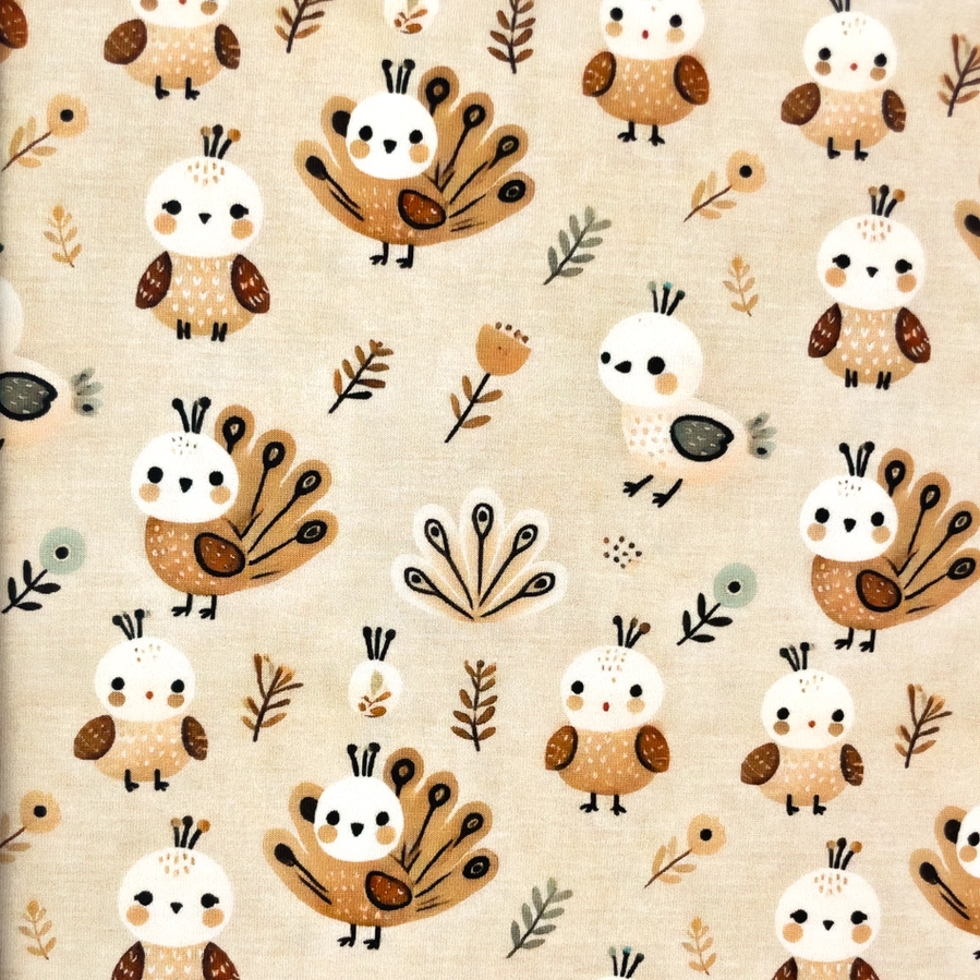 Lovely Birds / Design.C - Trikåtyg