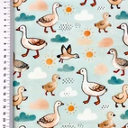 Gooses And Duck / Design.C - Knitted fabric