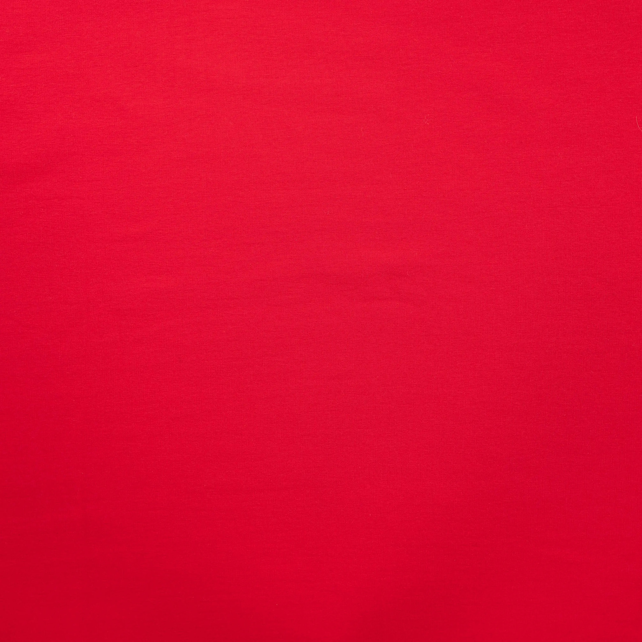 Borstad Enfärgad jogging tyg - Bright Red