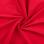 Borstad Enfärgad jogging tyg - Bright Red