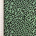 Leopard / Old Green - Rib cord
