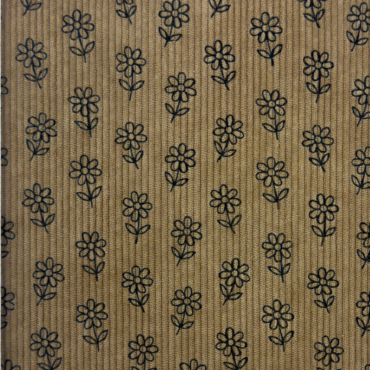 Little flower / Taupe - Ribbcord