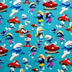 Smurfarna, turkos - Smurfs By ZannaZ