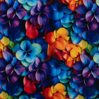 Flowers Multicolor - Alpenfleece