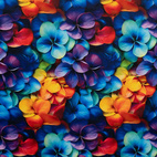 Flowers Multicolor - Alpenfleece