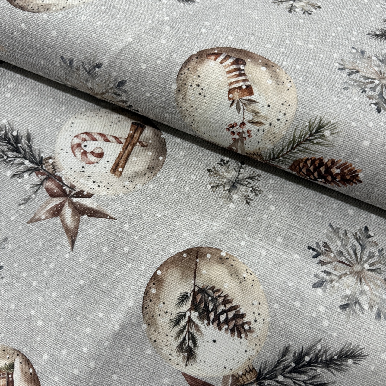 Christmas balls - half panama