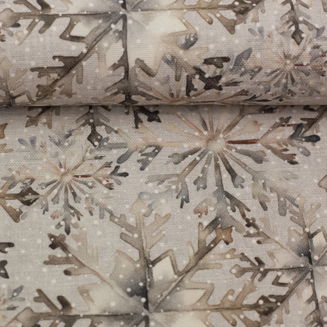 Snöflingor, vintage - halv panama