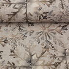 Snowflakes, vintage - half panama