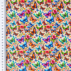 Fun Butterflies - bomullspoplin