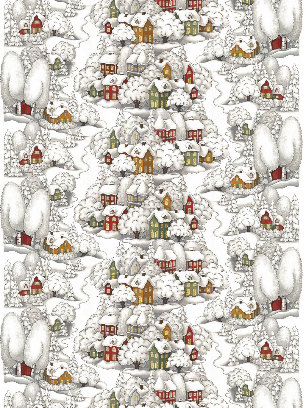 Snöskimmer -  tyg metervara