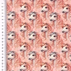 Horses And More - bomullspoplin