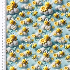 Brooke, HoneyBee - bomullspoplin