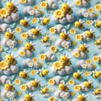 Brooke, HoneyBee - bomullspoplin