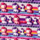 Pretty In Purple, Pony - bomullspoplin