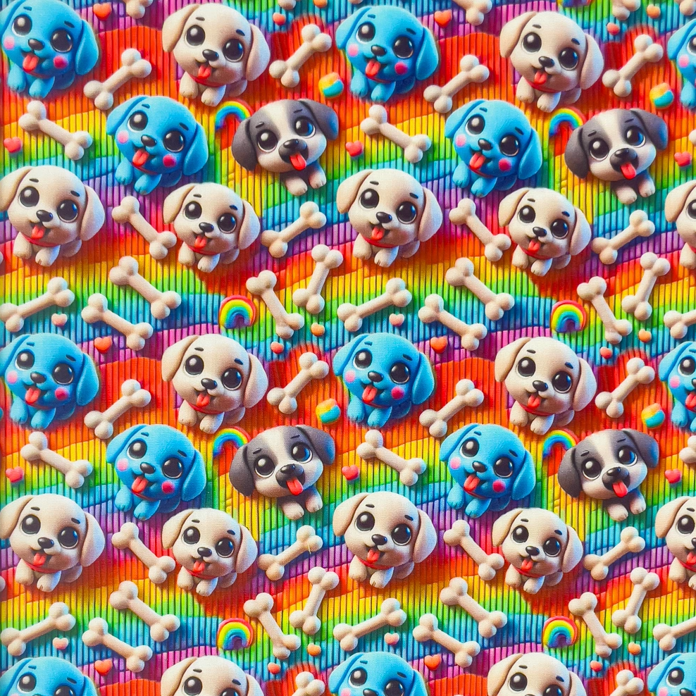 Fun And Games, Dog - bomullspoplin