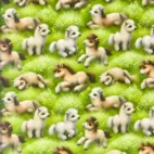 Greenland, Pony - bomullspoplin