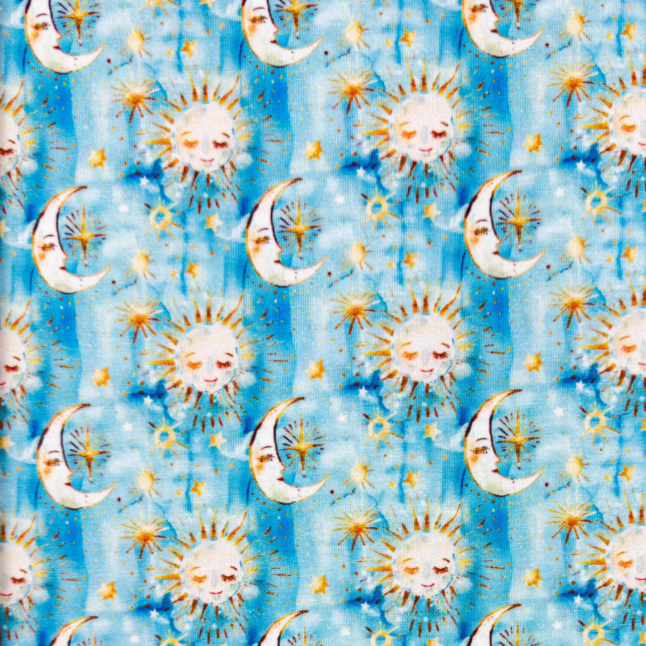 Good Night, Blue- Trikåtyg