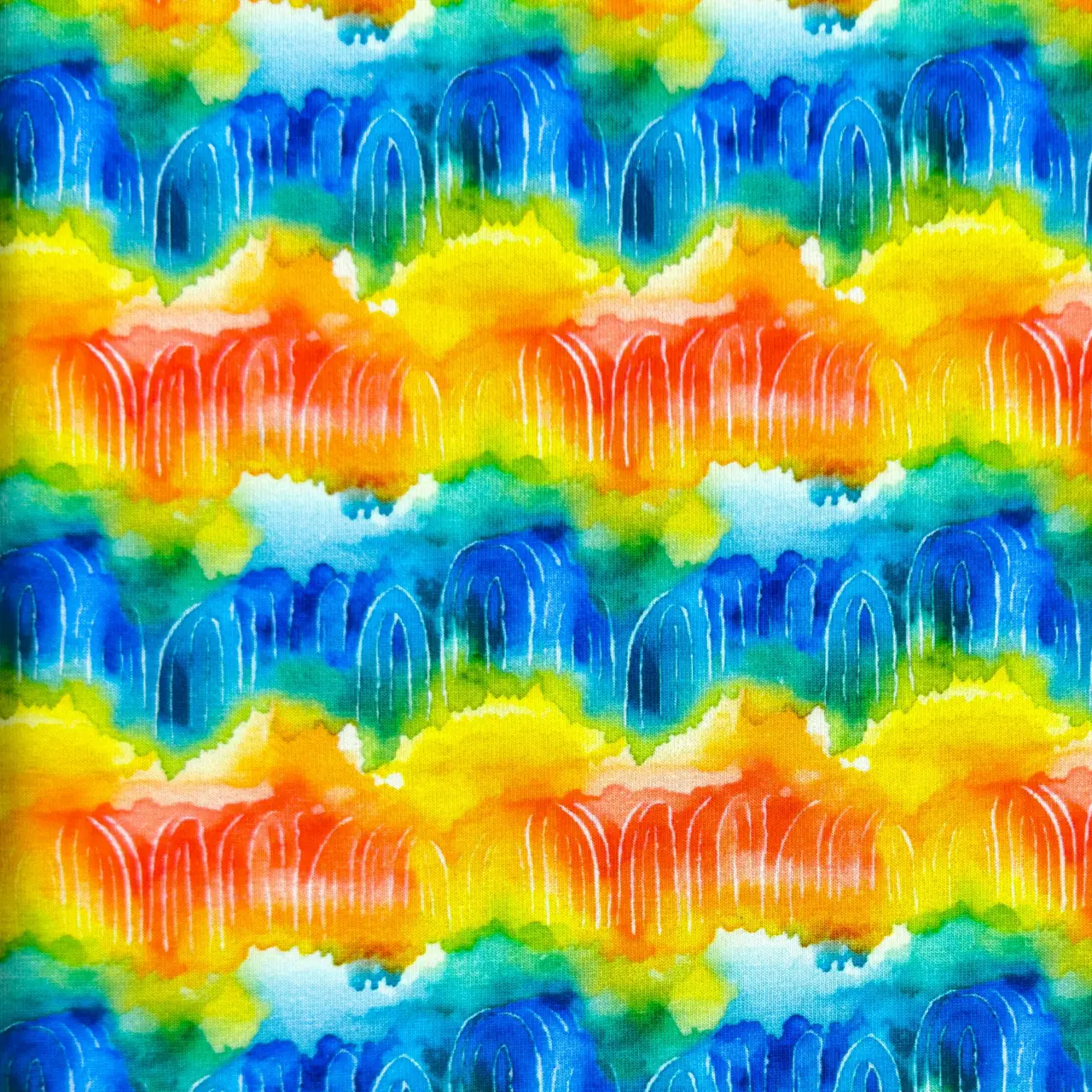 Rainbow Mermaid - Trikåtyg