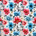 Botanical, Mixed - Trikåtyg