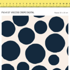 Dots - Crepad viscose jersey
