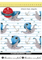 Cute Octopus - Trikåtyg