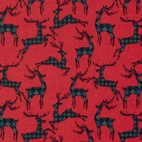Deer, Red - Flannel
