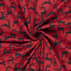 Deer, Red - Flanell
