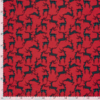Deer, Red - Flanell