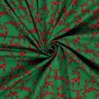 Deer, Green - Flanell