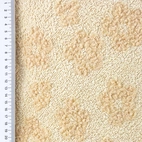 Flower, Ecru - Terry Cloth