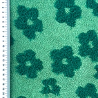 Flower, Old Green - Terry Cloth
