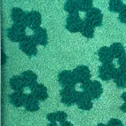 Flower, Old Green - Terry Cloth