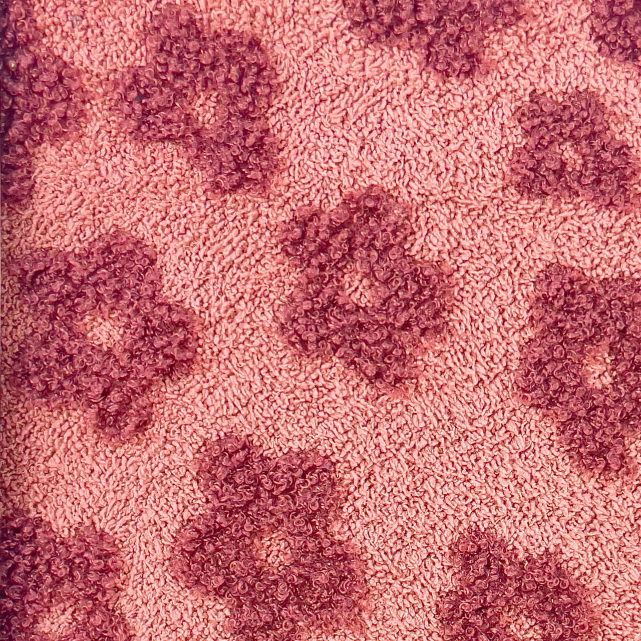 Flower, Old Pink - Terry Cloth