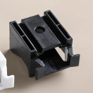 Fäste, gardinskena Alex, 3cm svart - Hasta