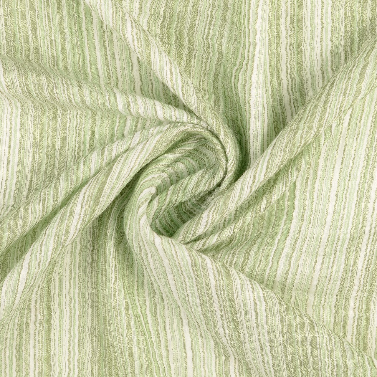 Sommarbris, grön - Digitaltryckt Muslin tyg