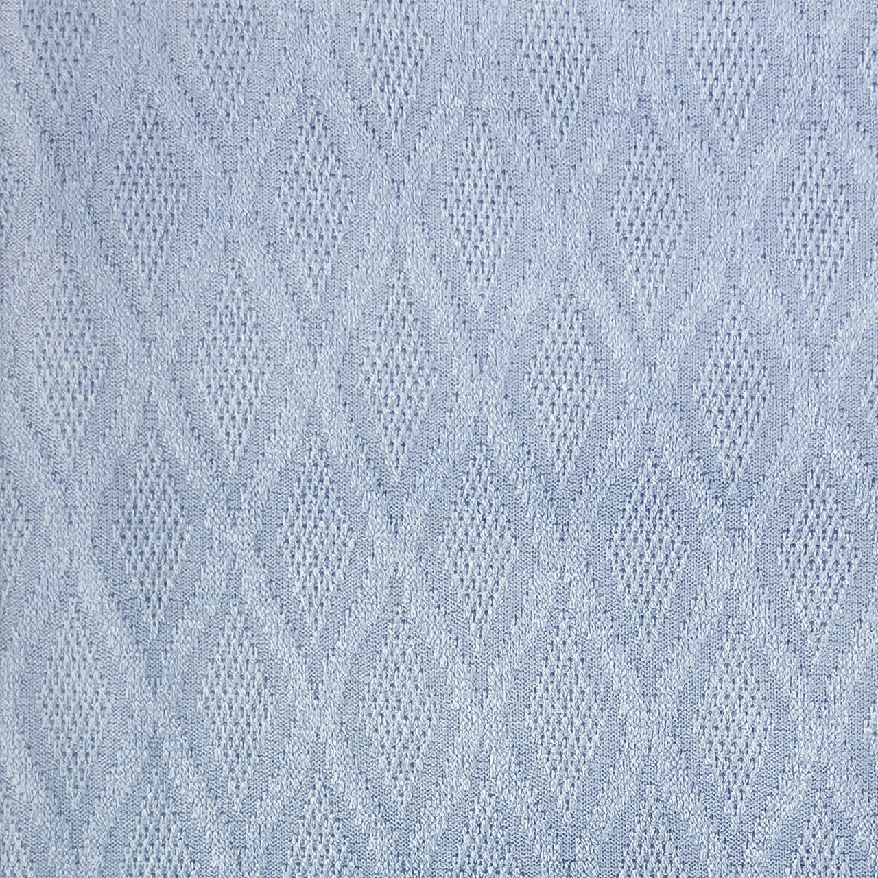 Diamond - Baby Blå. Kabelstickat