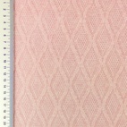 Diamond - Ljus Rosa. Kabelstickat