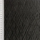 Diamond - Svart. stickat