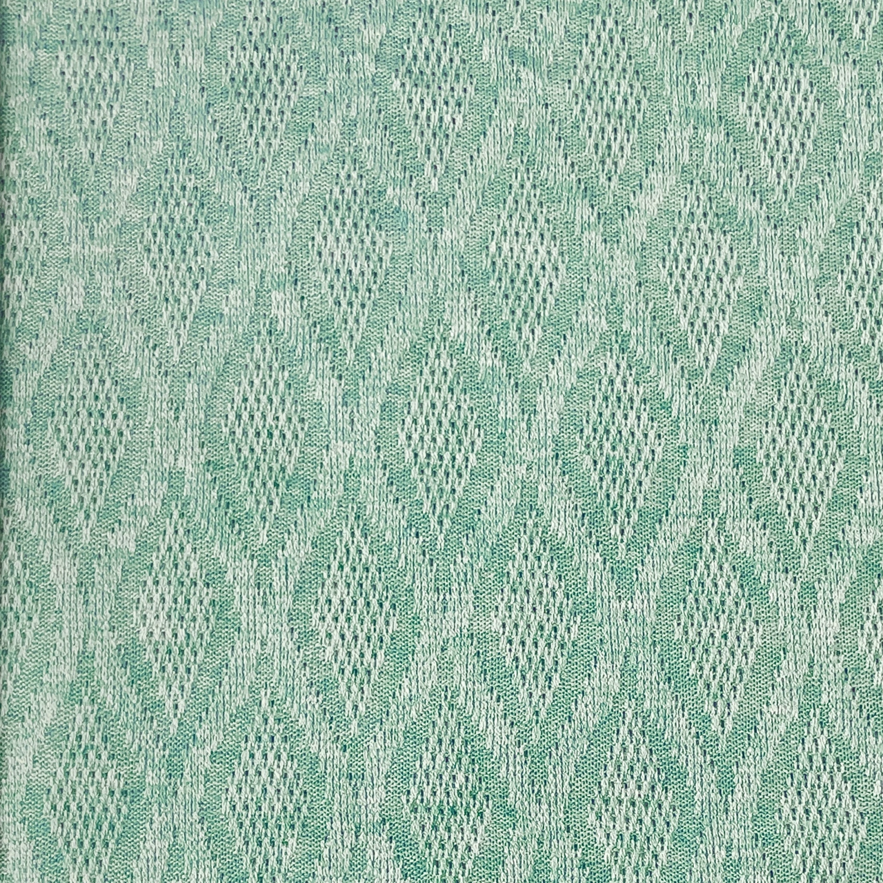 Diamond - Havsblå. Kabelstickat