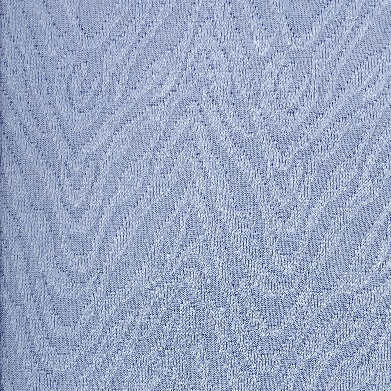 Zebra - Baby blå. Kabelstickat