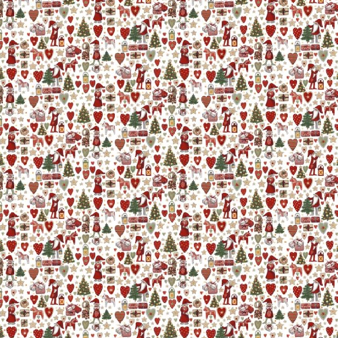 Christmas mess - fabric by the meter