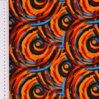 Abstract Drawing, Orange - Trikåtyg