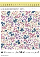 Paula - Crepad viscose jersey