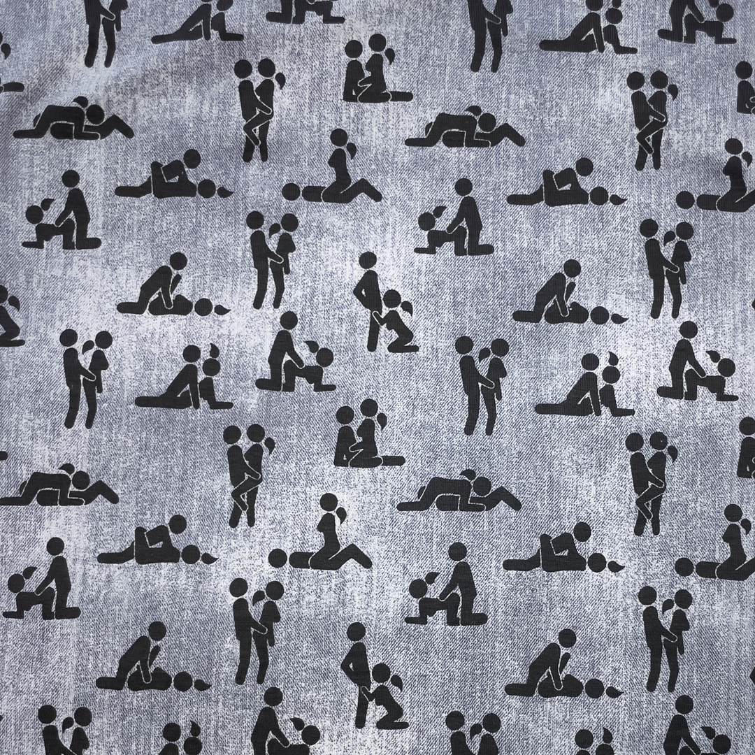 Kamasutra, Grå - Trikåtyg