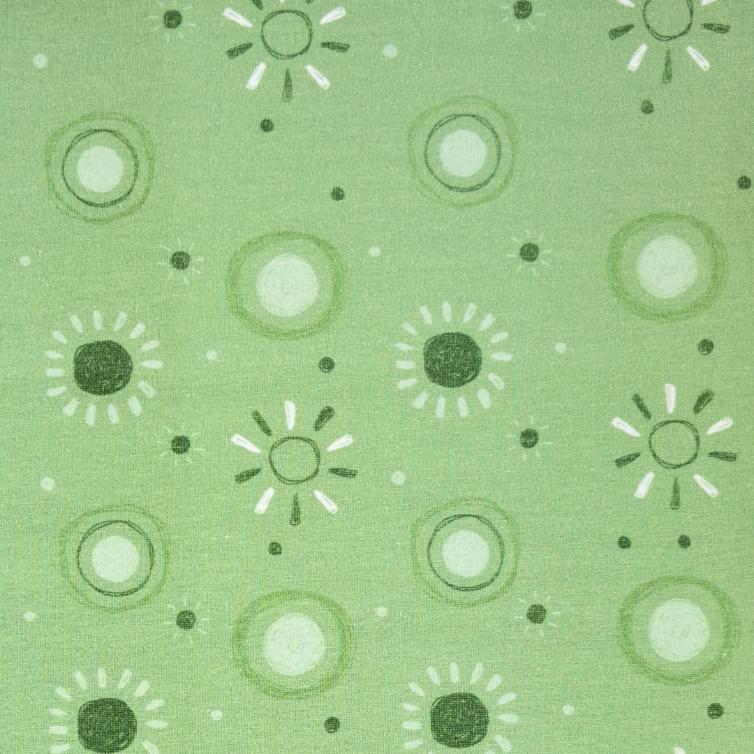 Sunny, old green - Trikåtyg